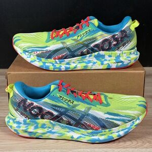 Asics Gel Noosa Tri 13 Shoes Mens Size 15 Green Blue Running Triathlon 1011B021